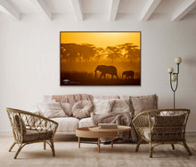 Load image into Gallery viewer, Golden Elephants - Limited Edition Fine Art Print