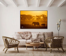 Load image into Gallery viewer, Golden Elephants - Limited Edition Fine Art Print
